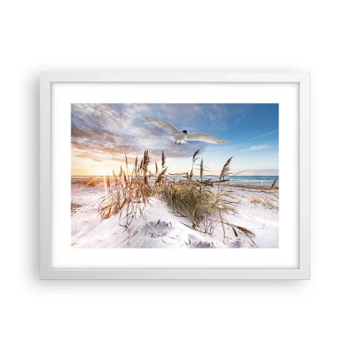 Poszter fekete keretben - A tengeri szél - 40x30 cm