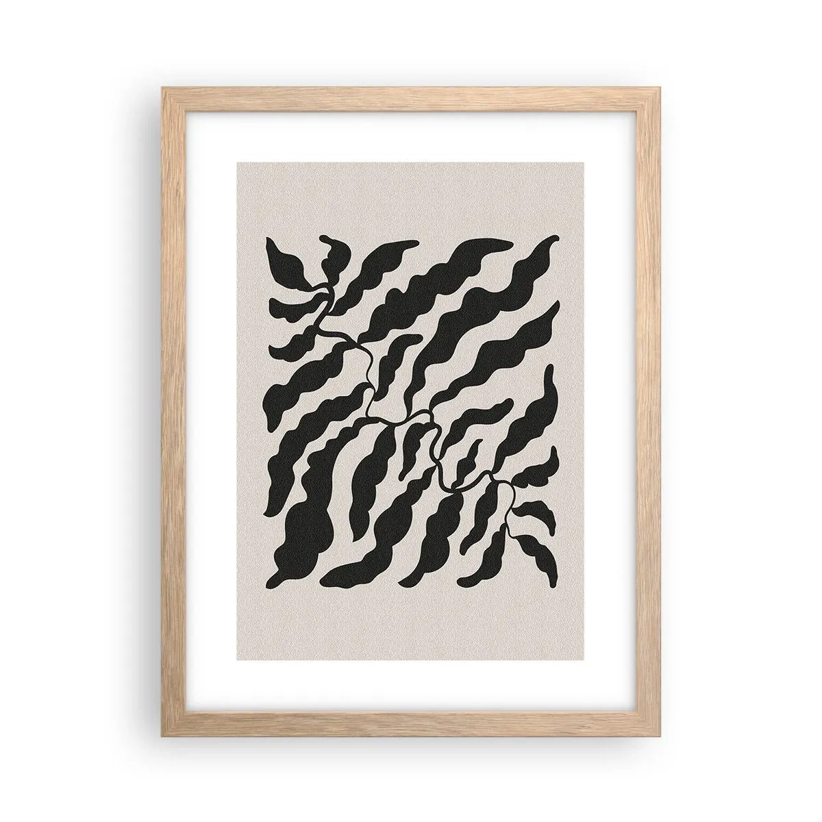 Poszter világos tölgy keretben - A tér természete - 30x40 cm