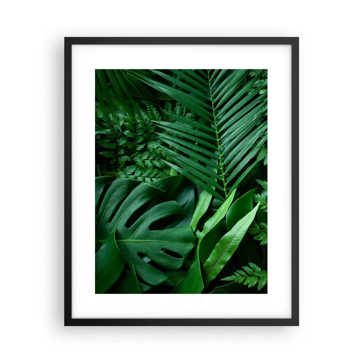 Poszter fehér keretben - Összebújva a zöldben - 40x50 cm
