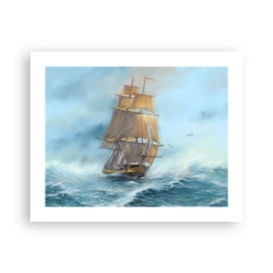 Poszter - A hullámok hullámzása - 50x40 cm