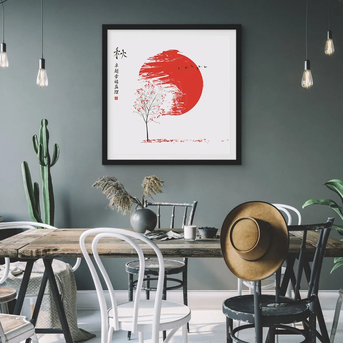 Poszter fehér keretben - Ismered ezt az országot? - 60x60 cm