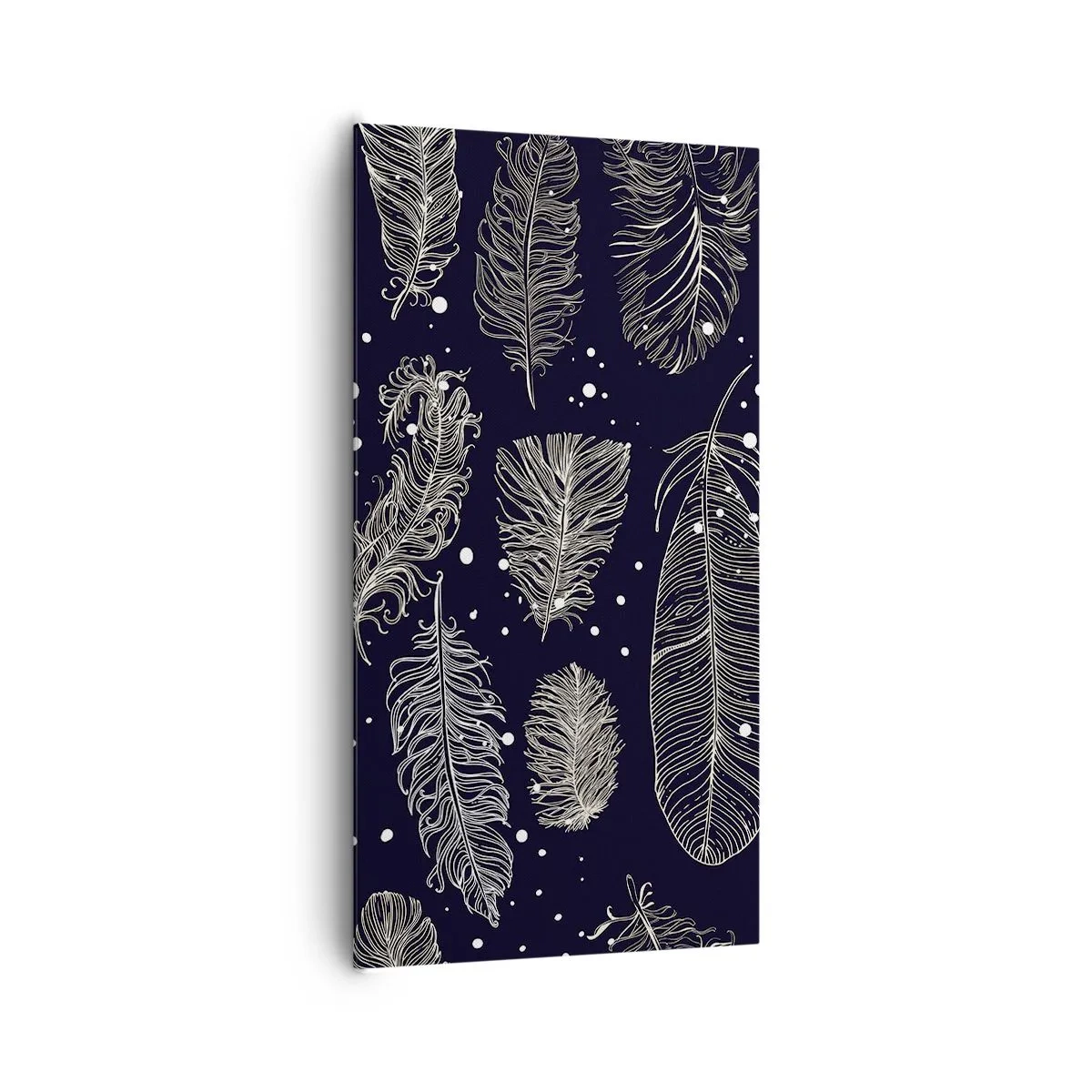 Vászonkép - Tollas csipke - 65x120 cm