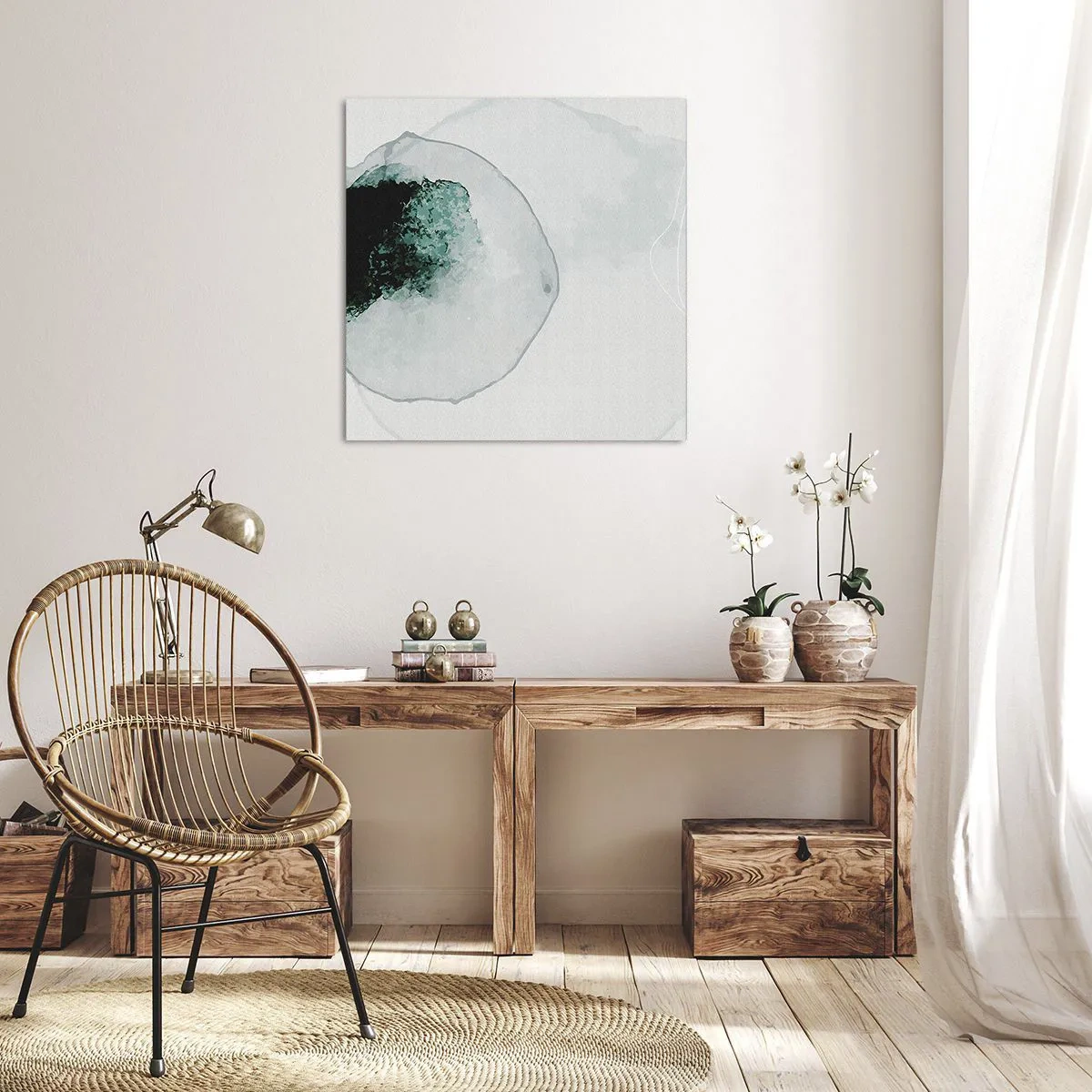 Vászonkép - Egy vízcseppben - 50x50 cm