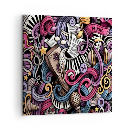 Vászonkép - Bonyolult dallam - 50x50 cm