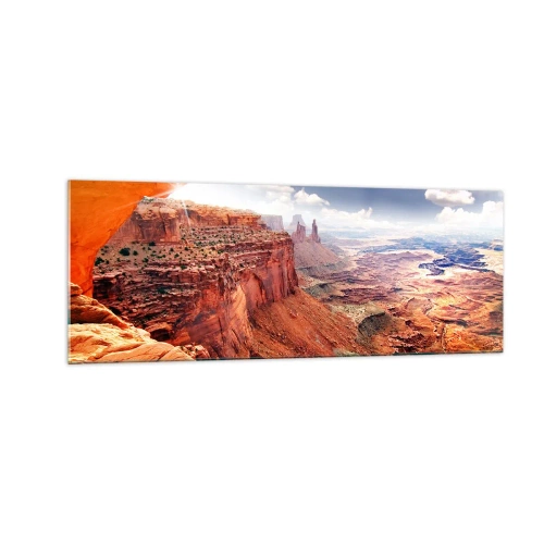 Üveg kép - Maga a természet faragta - 140x50 cm