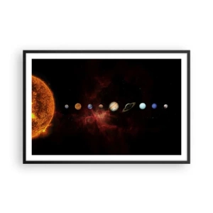 Poszter fehér keretben - A szomszédságunk - 91x61 cm
