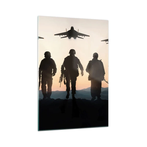 Üveg kép - Üdvözlünk a világunkban - 70x100 cm