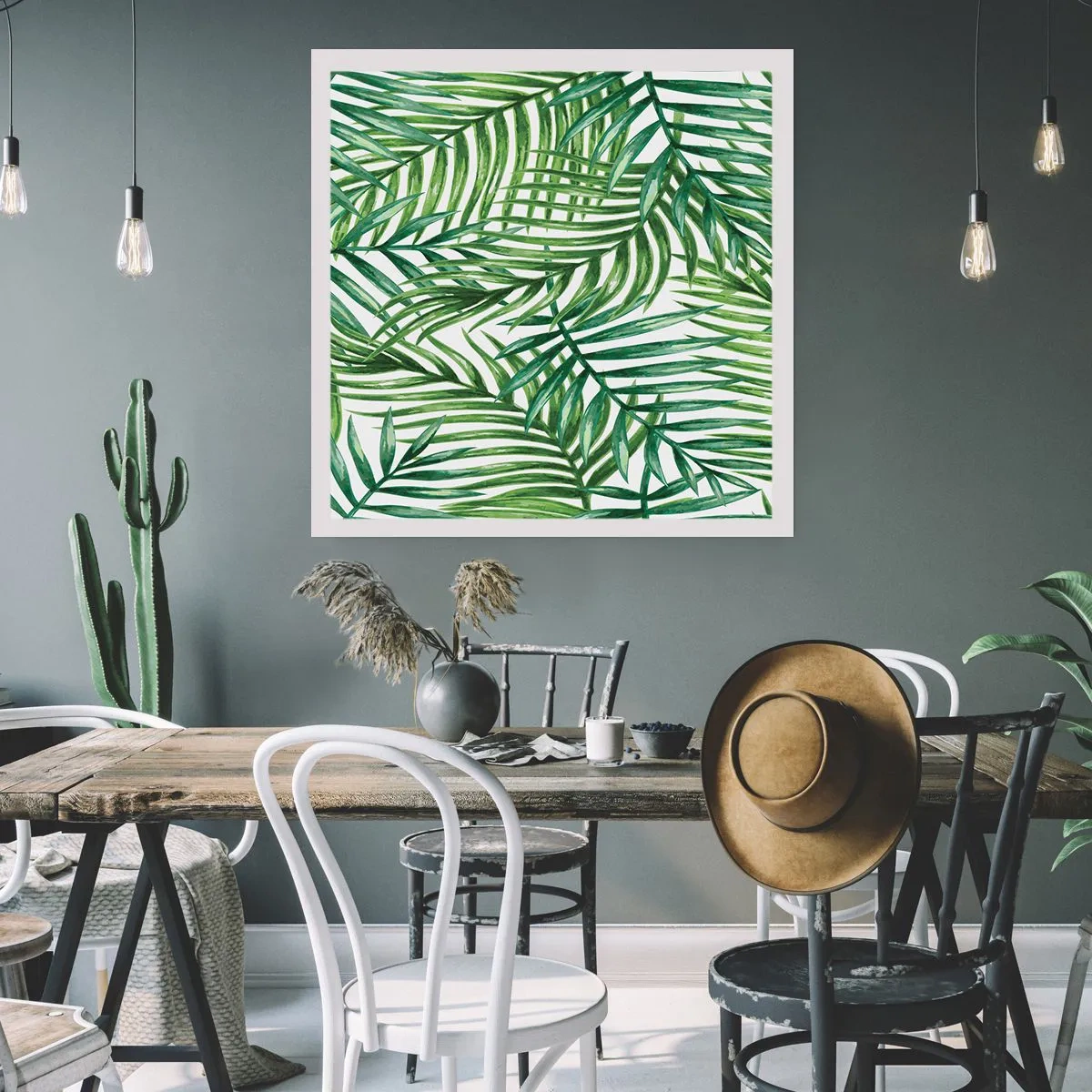 Poszter - A zöld lombkorona alatt - 60x60 cm