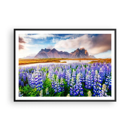 Poszter fehér keretben - Erő és szigorúság a szelídség mellett - 100x70 cm