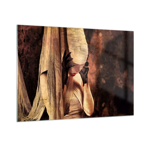 Üveg kép - A jó és a rossz között - 100x70 cm