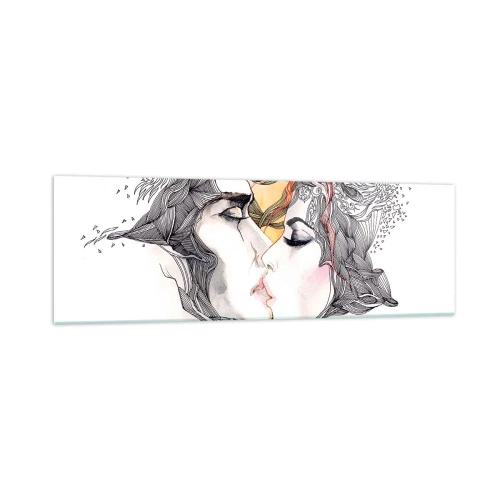 Üveg kép - A világ nem létezik - 160x50 cm