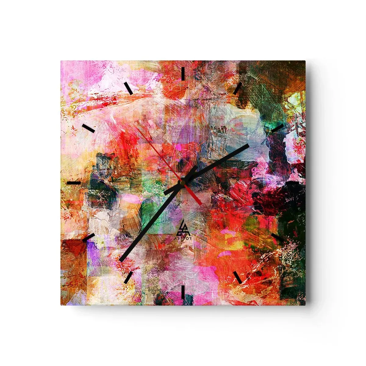 Falióra, Óra - Utazás a rózsákon át - 30x30 cm