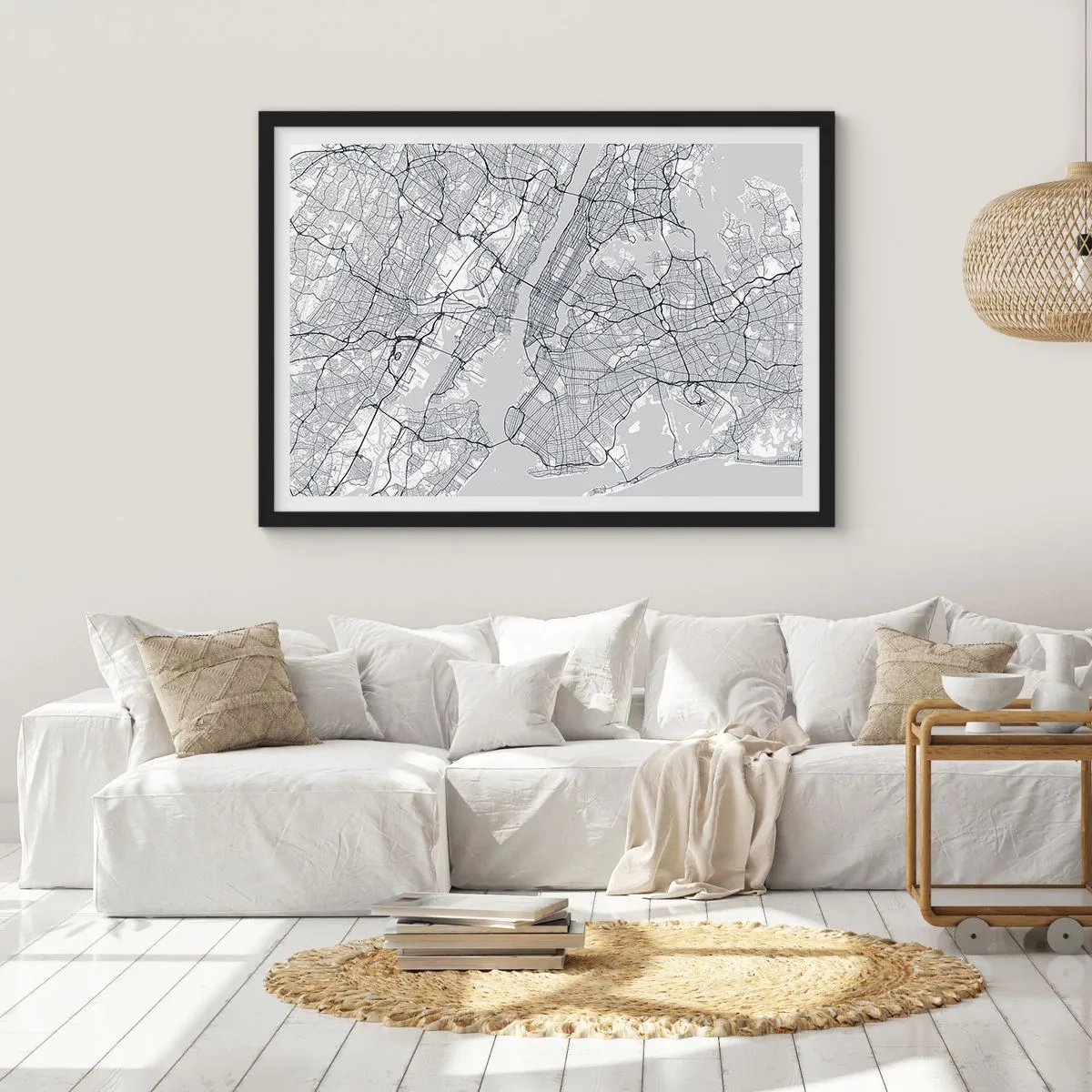 Poszter fehér keretben - Metropolisz anatómiája - 70x50 cm