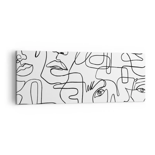 Vászonkép - Összegabalyodott érzelmekben - 140x50 cm