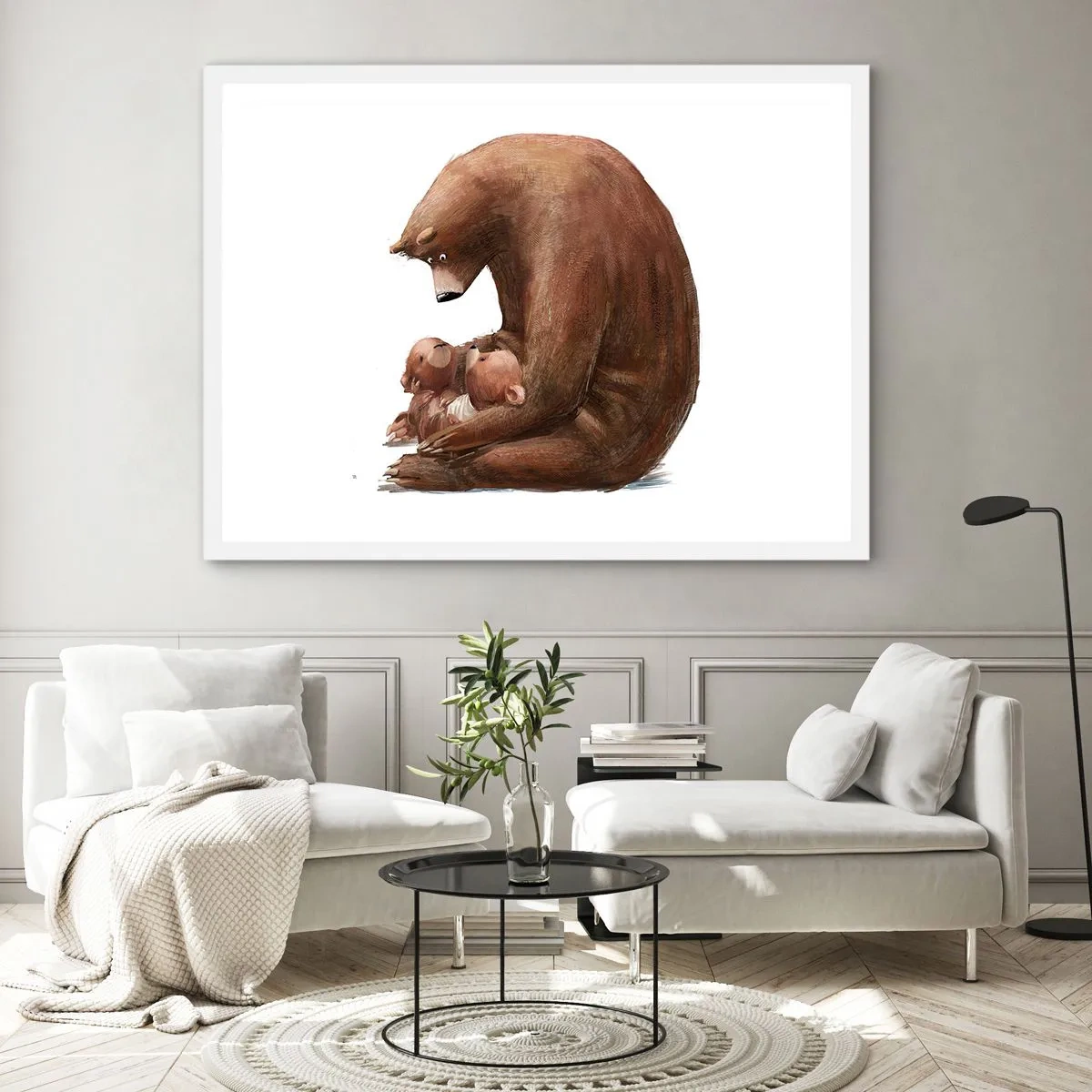 Poszter fekete keretben - Szép álmokat gyerekek - 91x61 cm