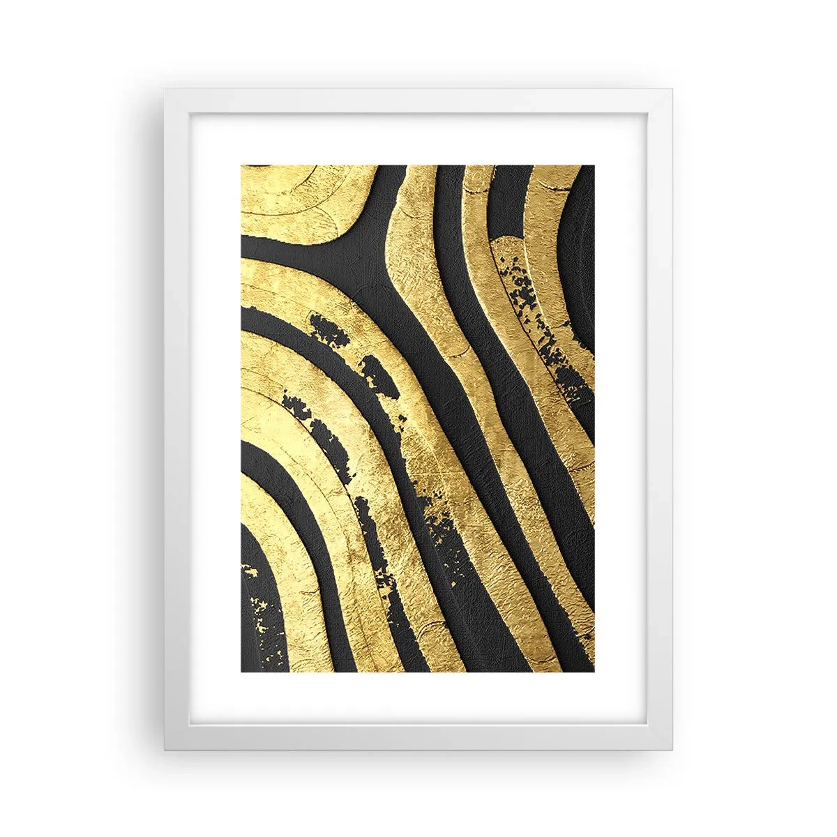 Poszter fekete keretben - Minden folyik - 30x40 cm