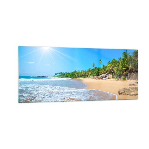 Üveg kép - Egy egzotikus hely a számodra - 100x40 cm