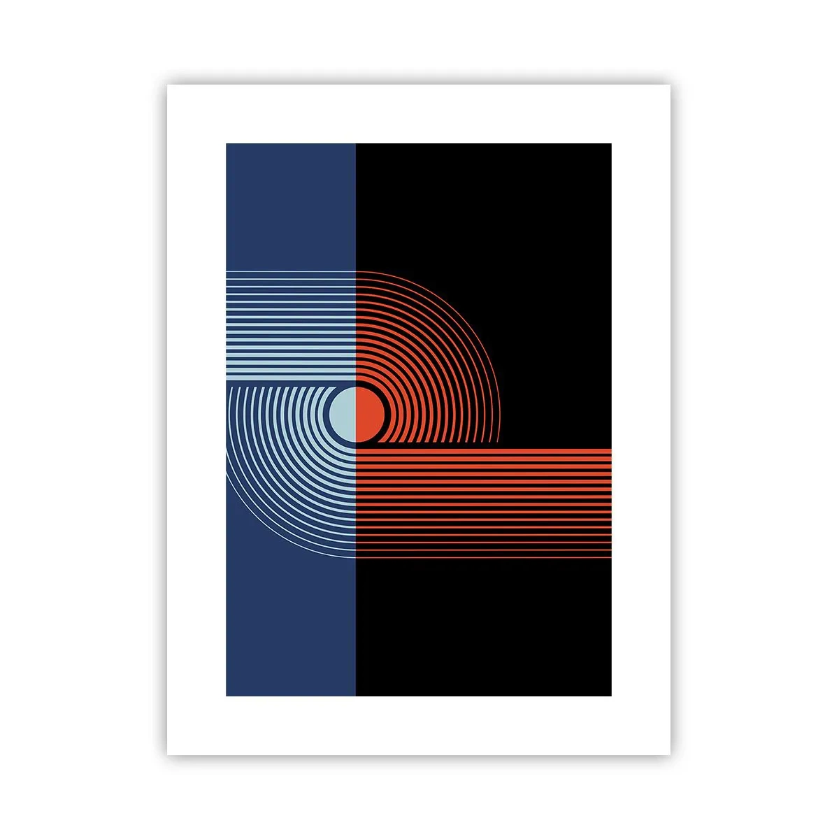 Poszter - Geometrikus ölelésben - 30x40 cm