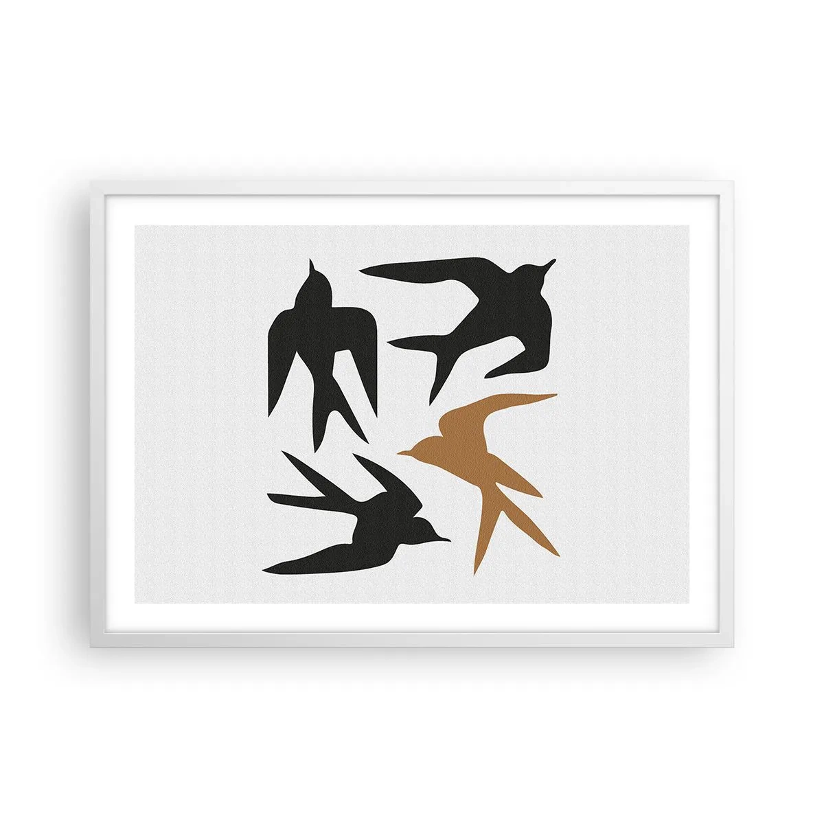 Poszter fekete keretben - Fecske játékok - 70x50 cm