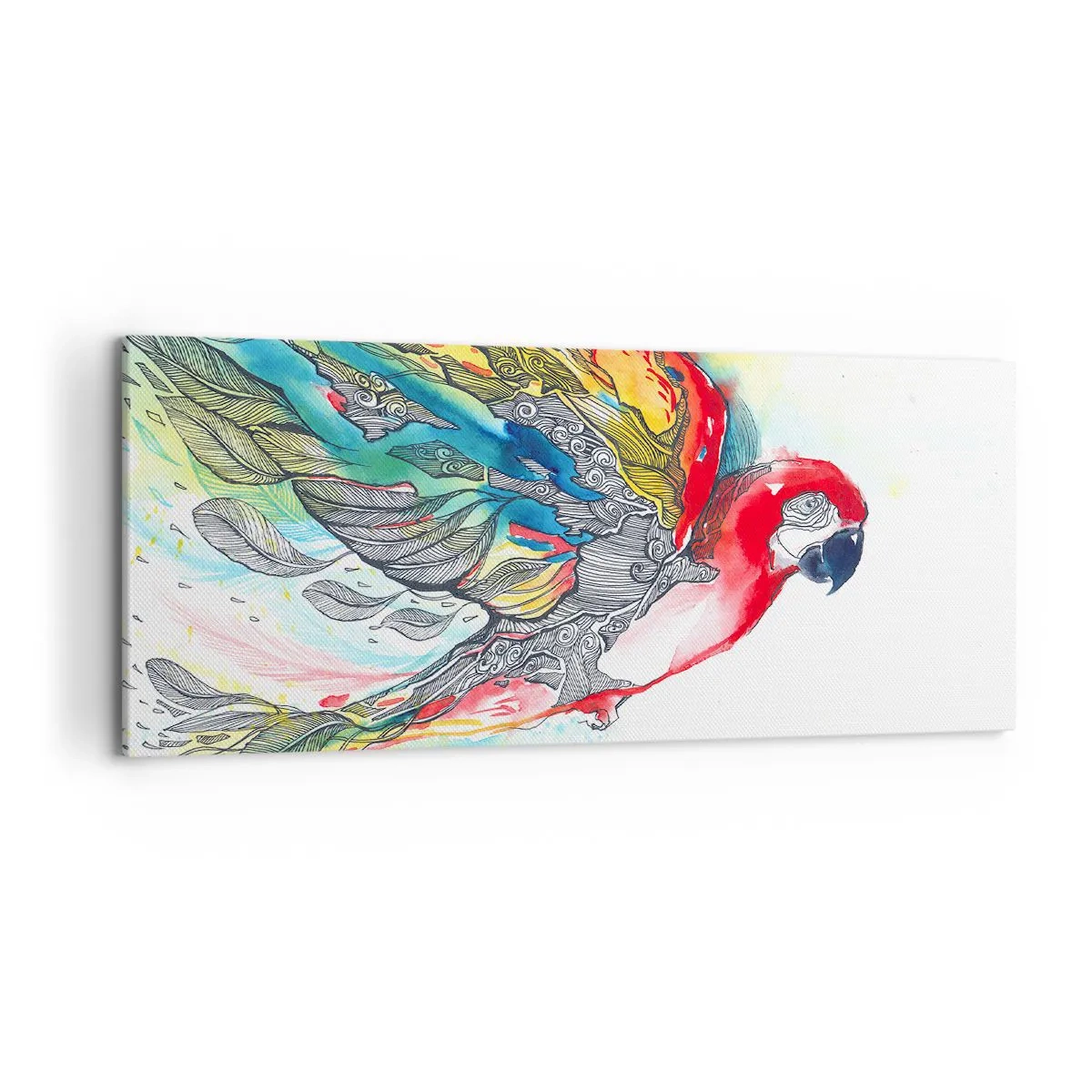 Vászonkép - Élj színesen - 120x50 cm