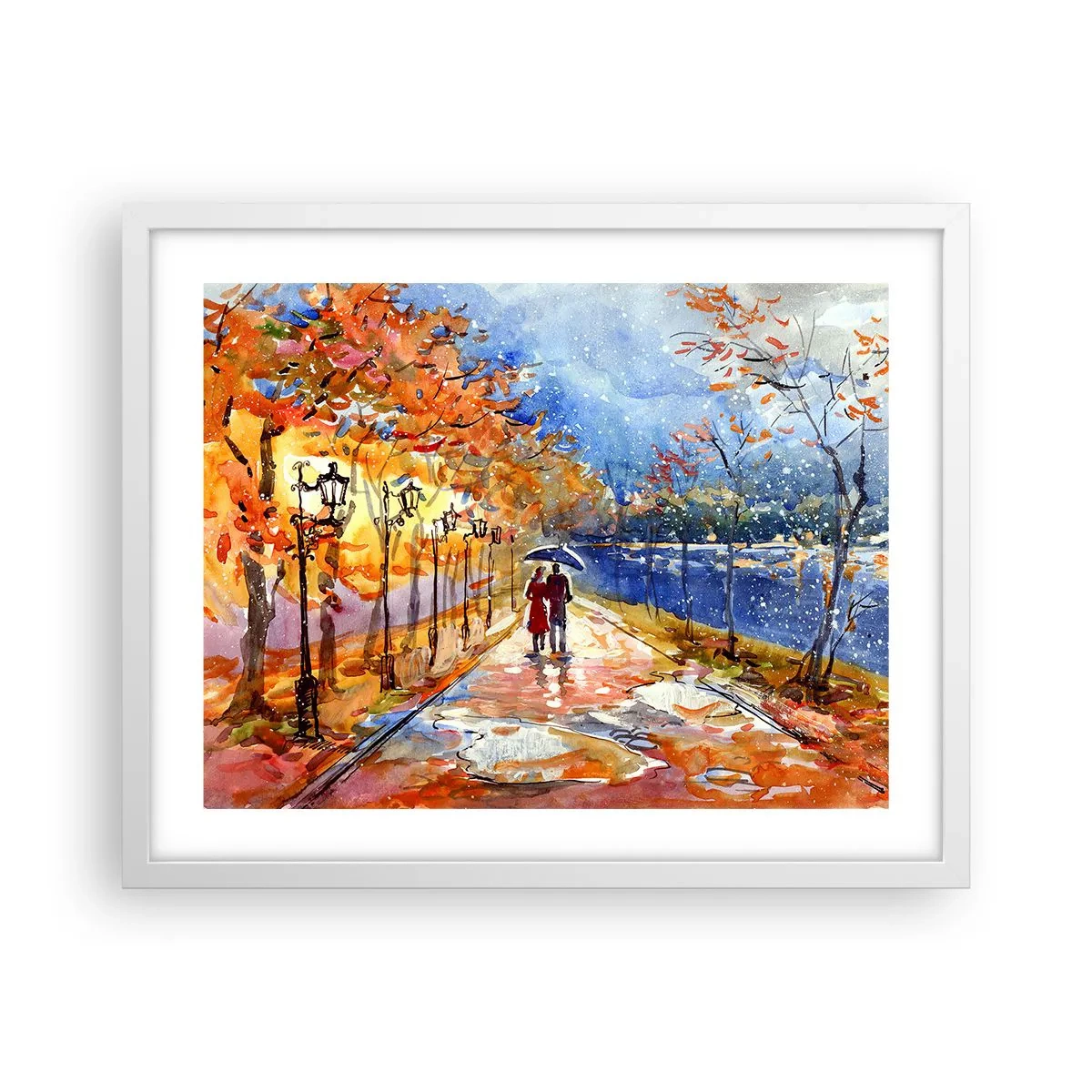 Poszter fekete keretben - Együtt az idő határáig - 50x40 cm
