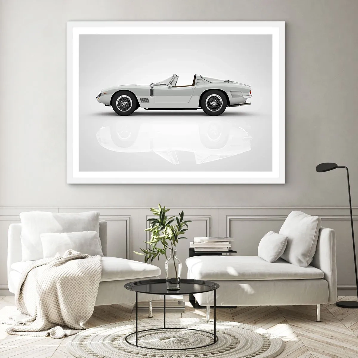 Poszter fekete keretben - A szórakozás ígérete - 50x40 cm