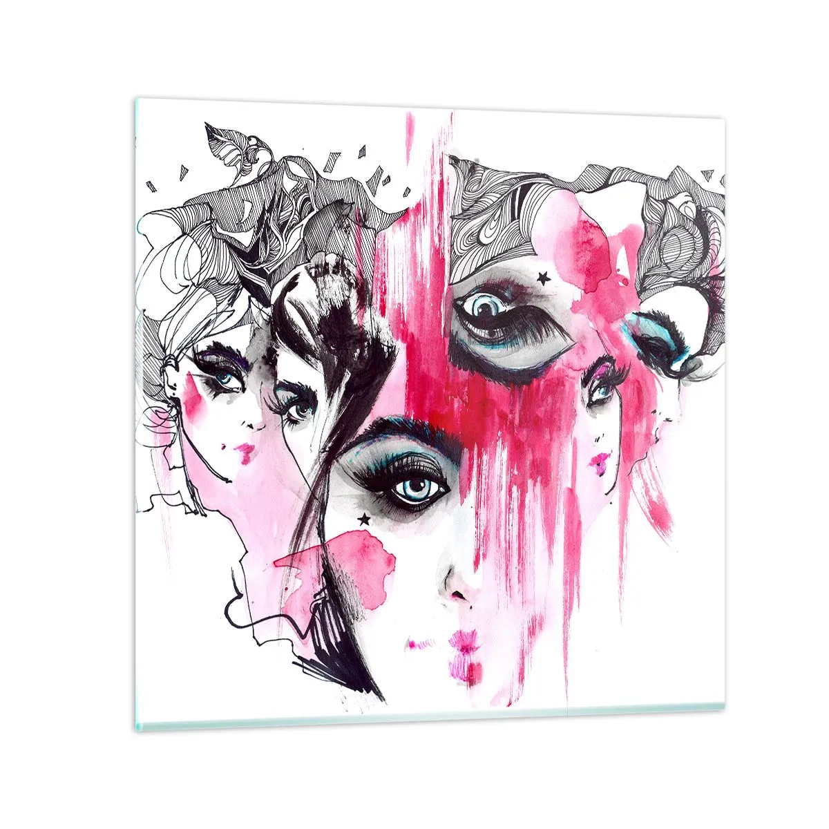 Üveg kép - , - 60x60 cm