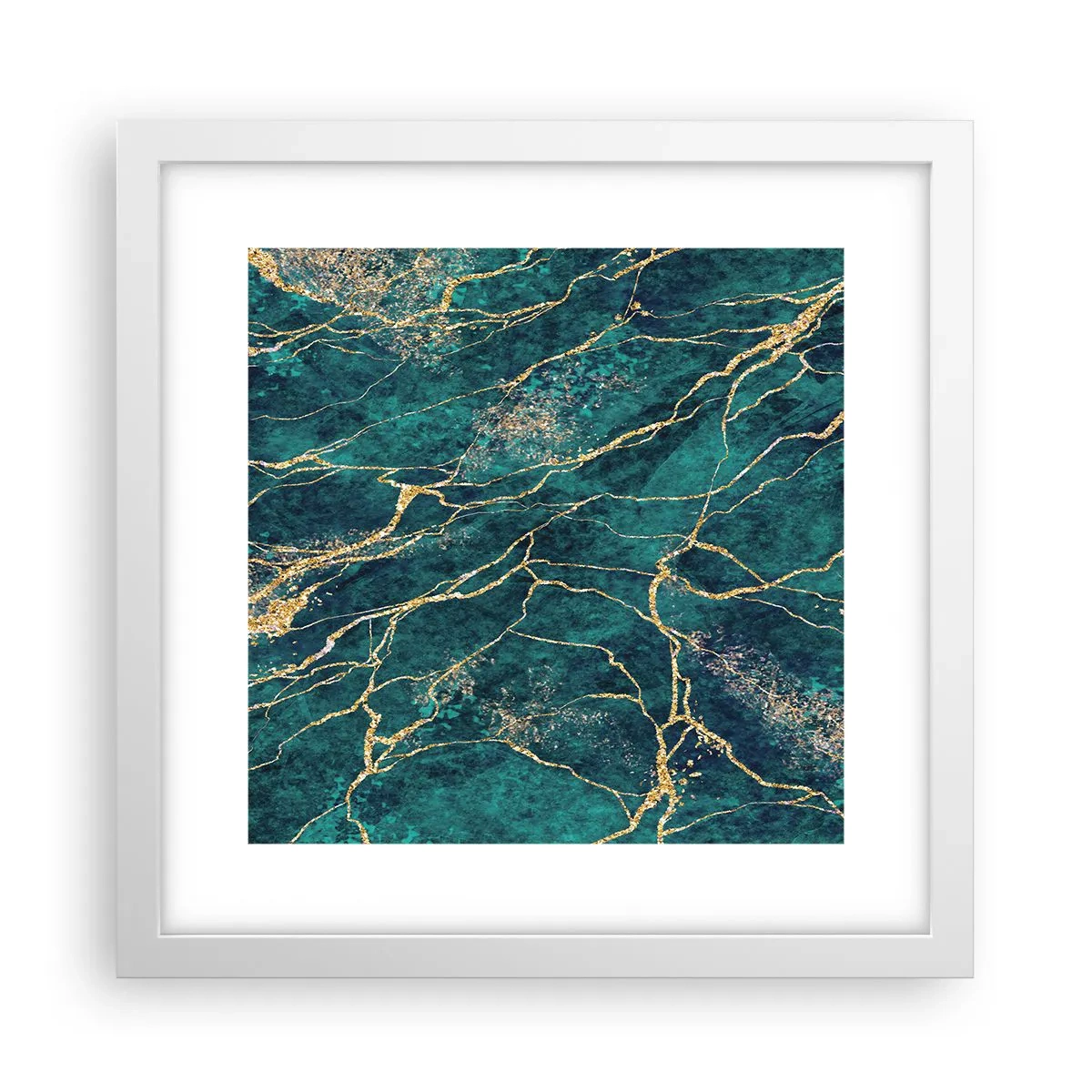 Poszter fekete keretben - Aranybánya - 30x30 cm