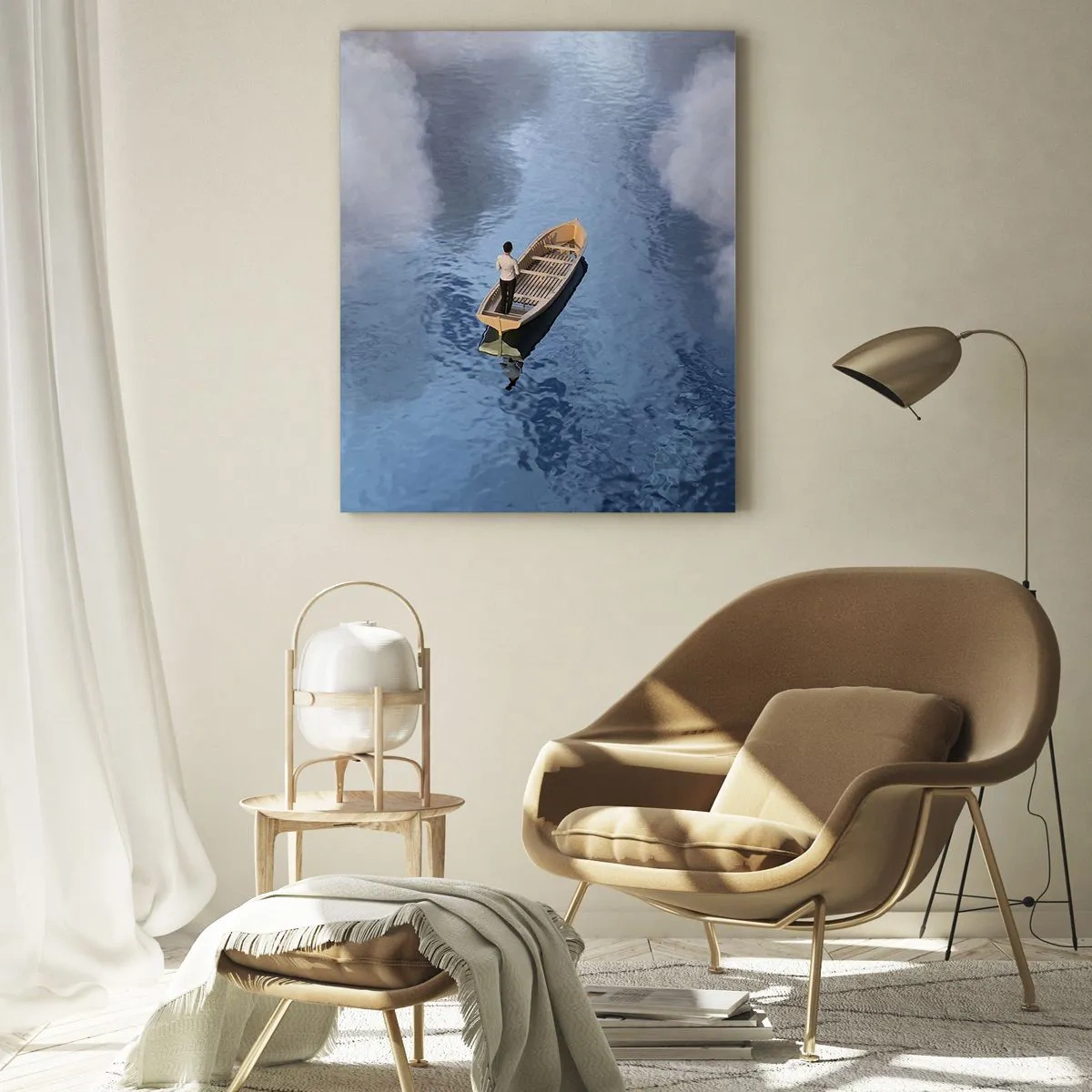 Üveg kép - Az élet - az utazás - az ismeretlen - 70x100 cm