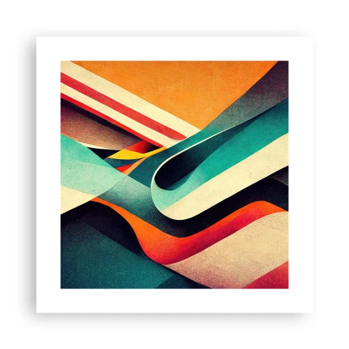 Poszter - Intenzív kompozíció - 40x40 cm