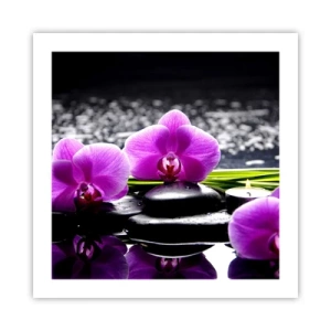 Poszter - Elmerülni a békében és a csendben - 50x50 cm