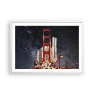 Poszter fekete keretben - Mindig a középpontban - 70x50 cm