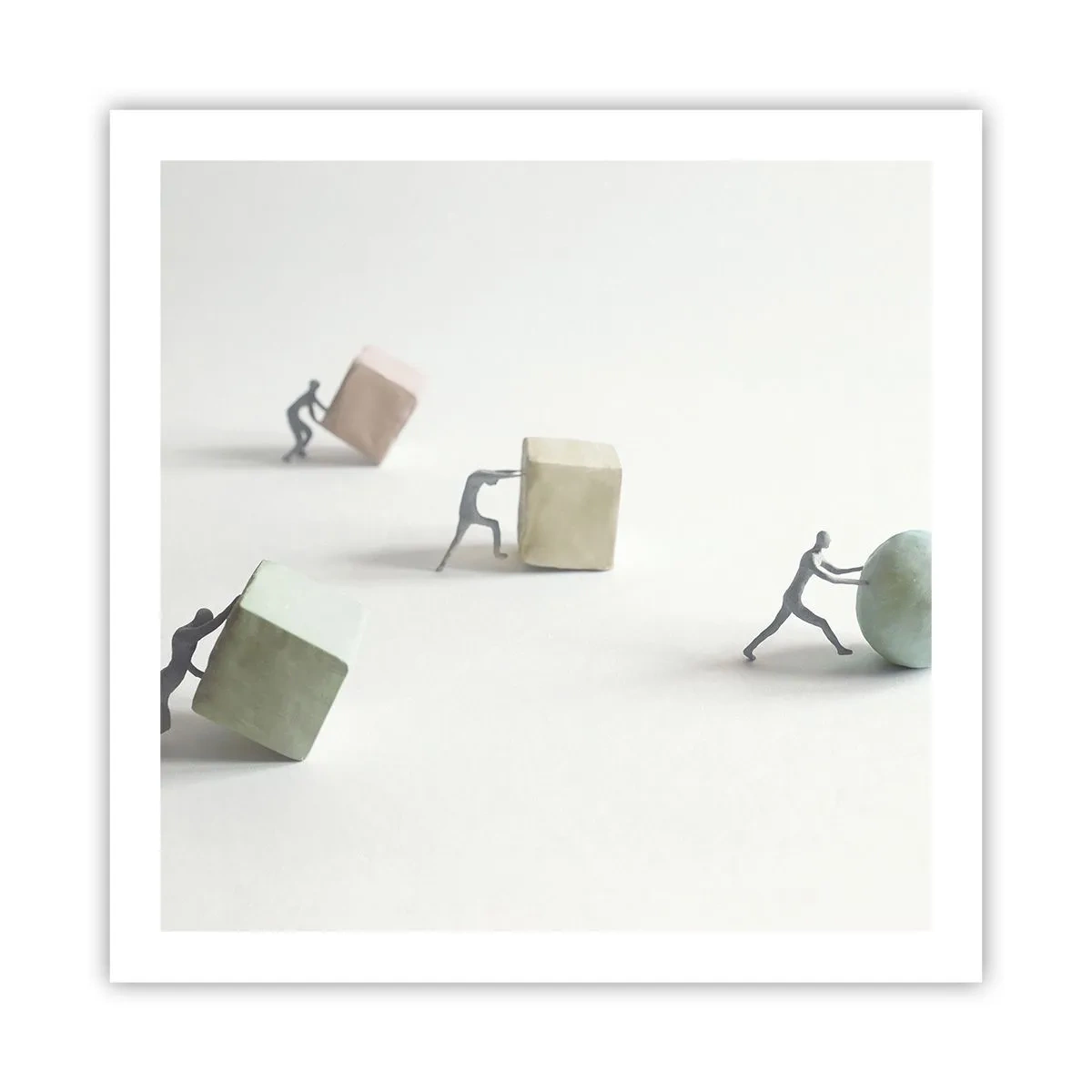 Poszter - Maga az élet - 60x60 cm