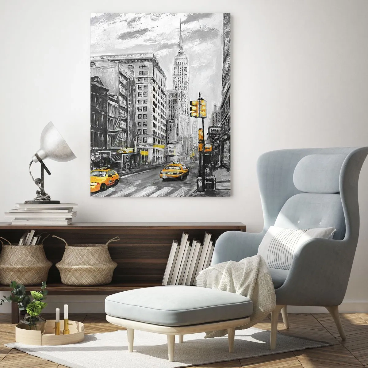 Üveg kép - Egy New York-i történet - 50x70 cm