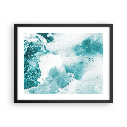 Poszter fehér keretben - Kék holtágai - 50x40 cm