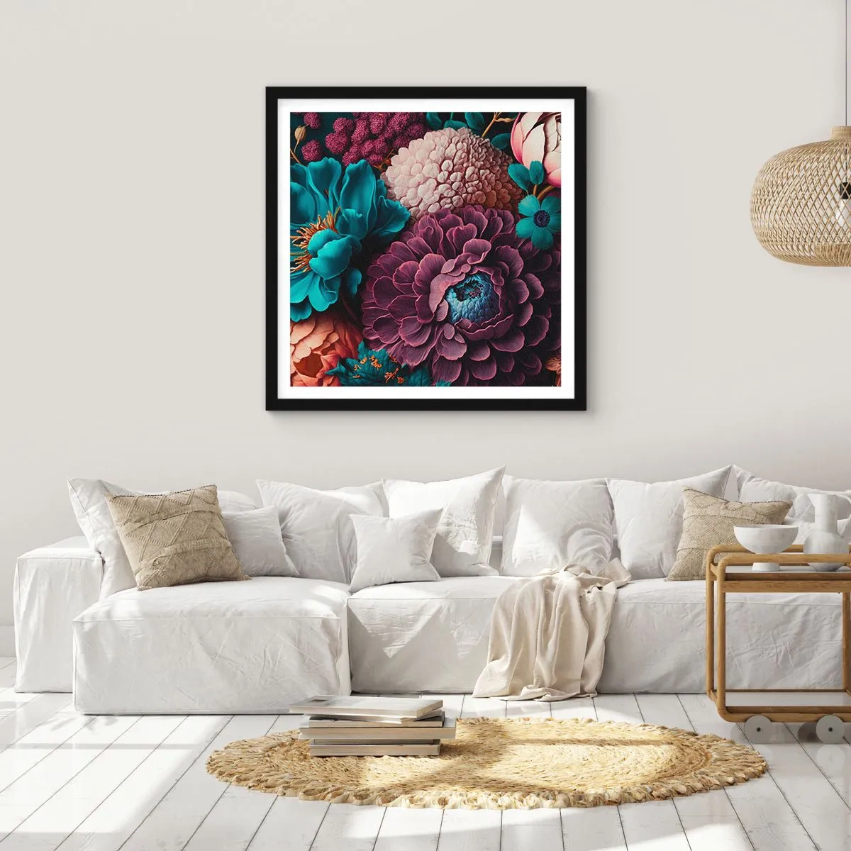 Poszter fehér keretben - A természet bőségében - 60x60 cm