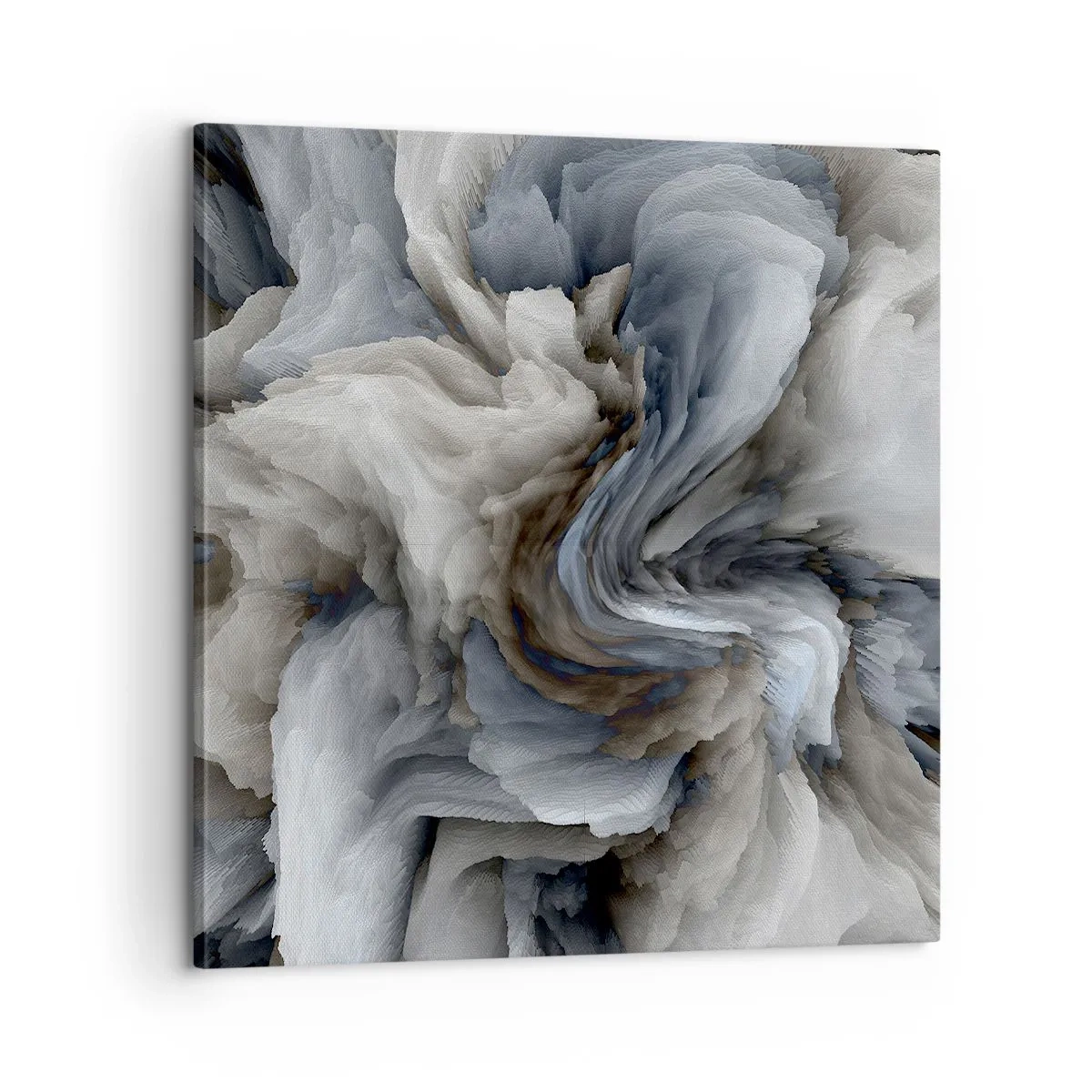 Vászonkép - Kő és virág - 60x60 cm