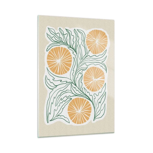 Üveg kép - Etnikus egy csipet absztrakcióval - 50x70 cm