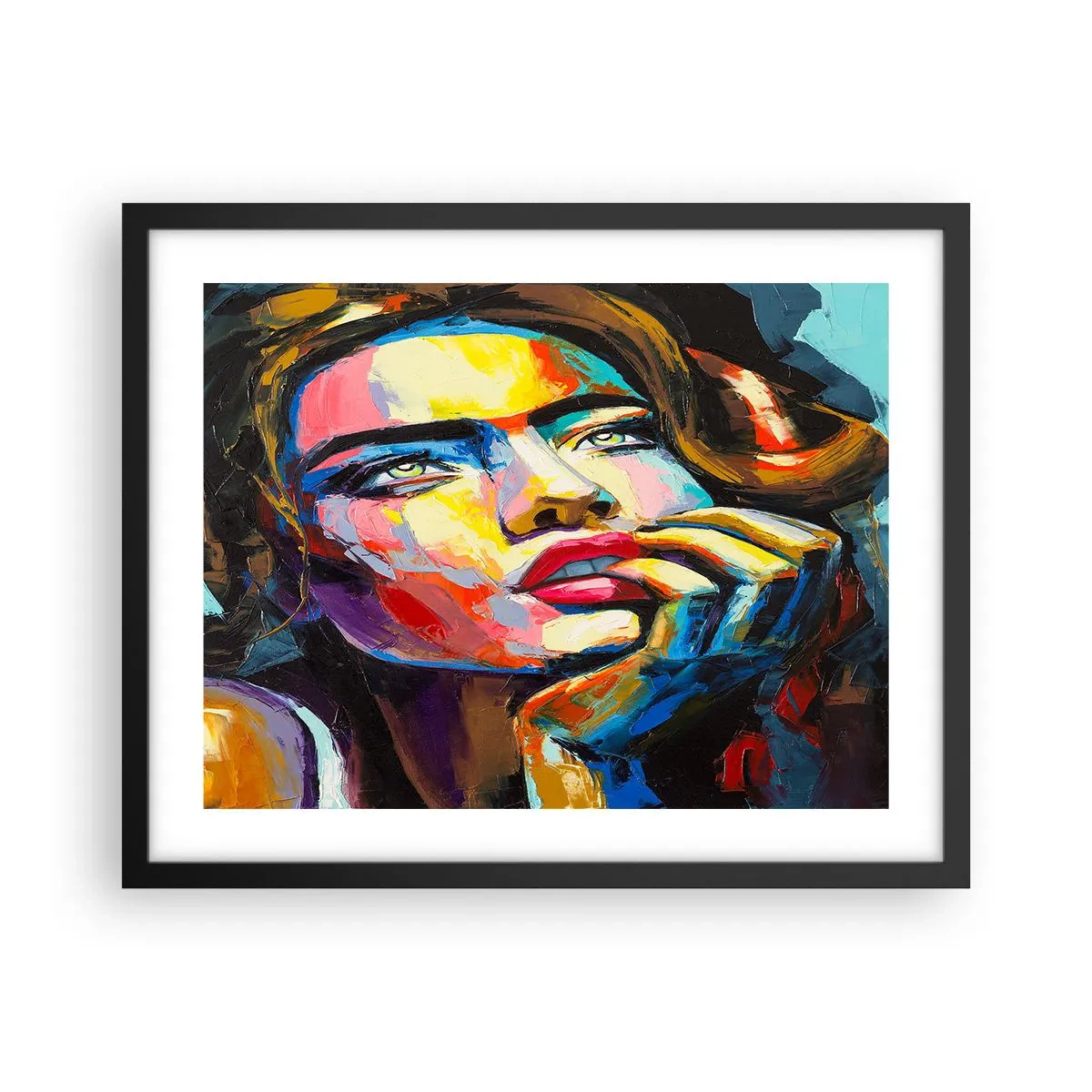 Poszter fehér keretben - Az álmok úgy repülnek az égen, mint a madarak - 50x40 cm
