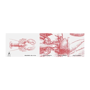 Fotótapéta Minta Öntapadós Deluxe Sticker - Homéroszhoz méltó homár - Homár, Tenger gyümölcsei, Kagylófélék - 100x30 cm