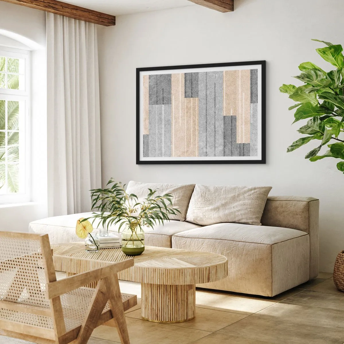 Poszter fehér keretben - Kompozíció: tartsa a függőlegeset - 91x61 cm