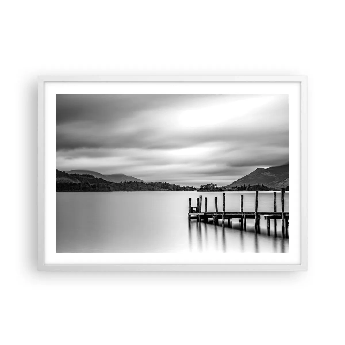 Poszter fekete keretben - Szelídség és erő - 70x50 cm