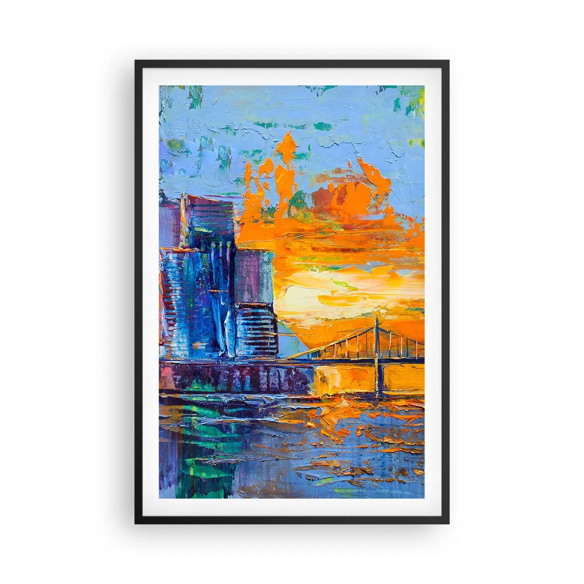 Poszter fehér keretben - Kultúra és természet - 61x91 cm