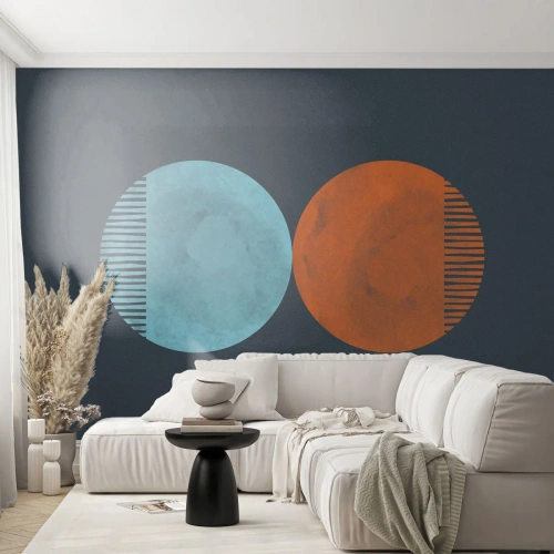 Öntapadós Fotótapéta Deluxe Sticker - Csak a geometria? - Absztrakció, Darab, kerületek - 150x105 cm