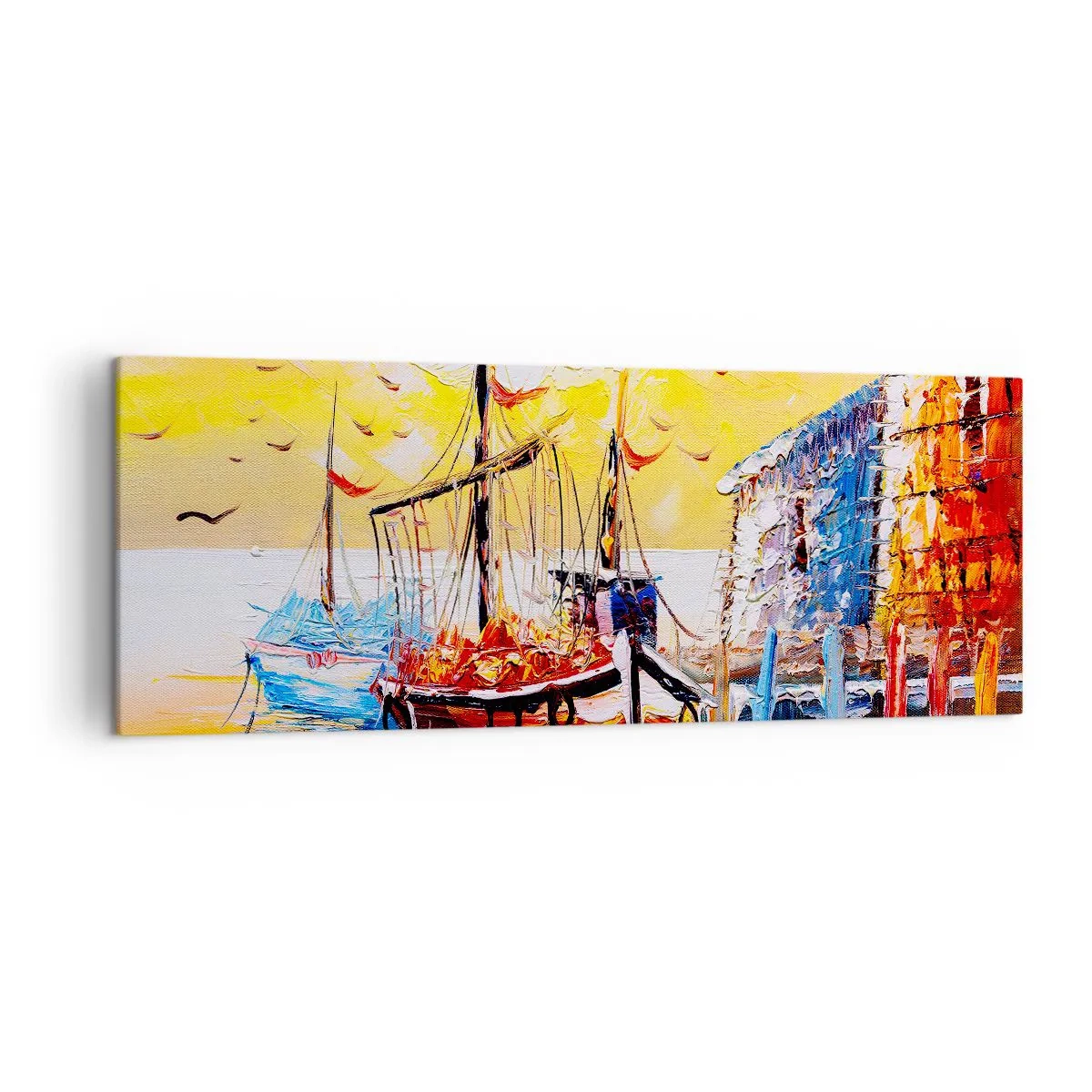 Vászonkép - Boldog visszatérés - 140x50 cm