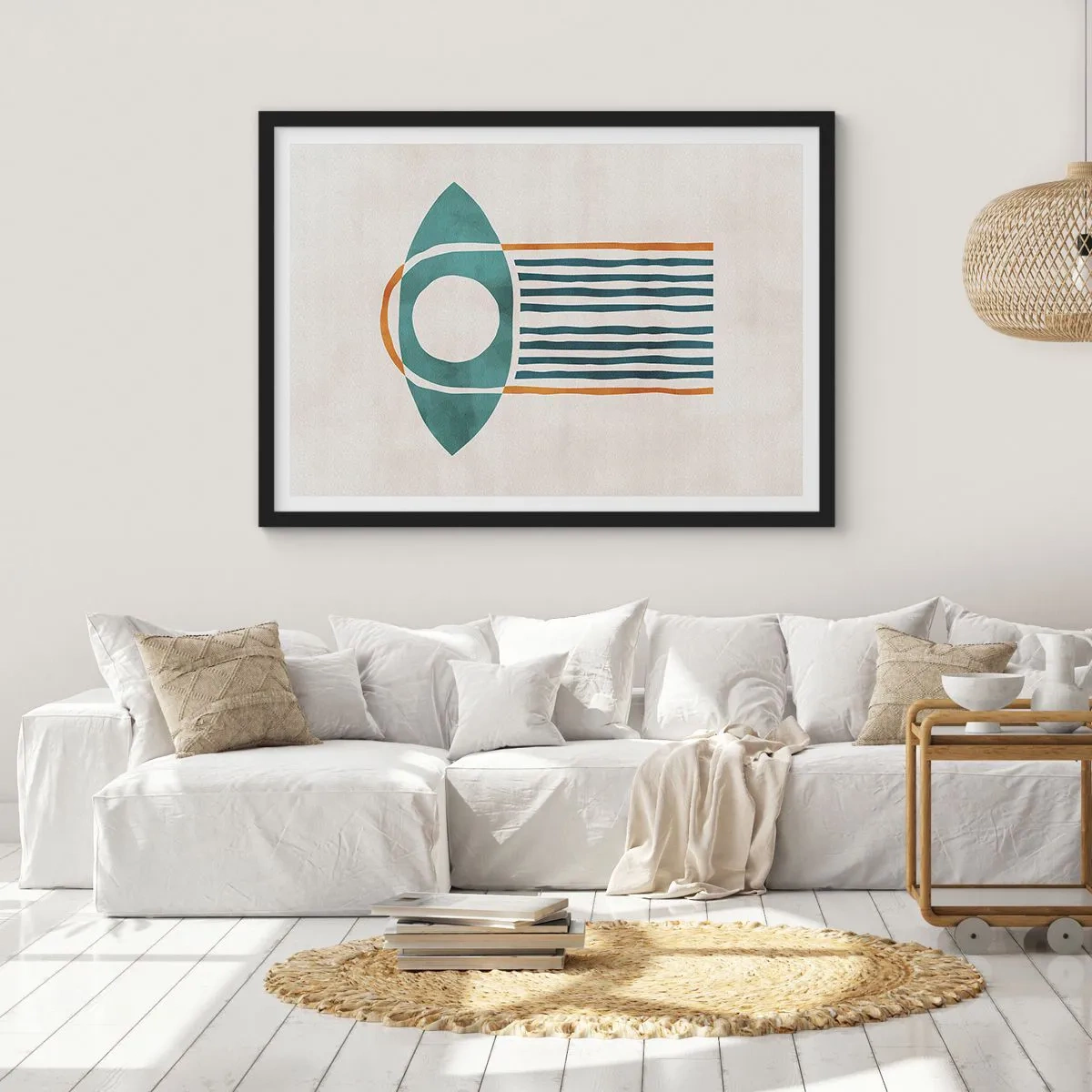 Poszter fehér keretben - Jelek és rituálék - 70x50 cm