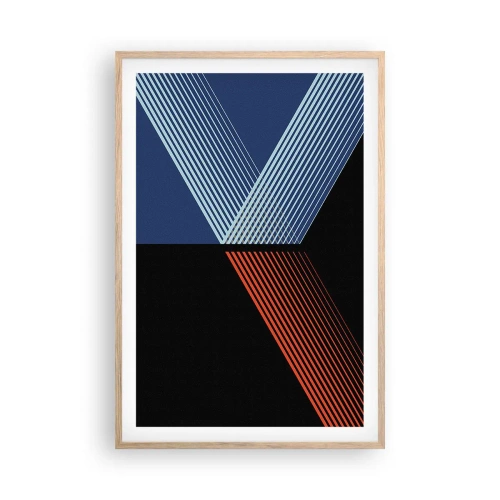 Poszter világos tölgy keretben - Egyszerű történet - 61x91 cm