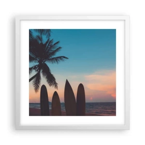 Poszter fekete keretben - Holnap is móká lesz - 40x40 cm