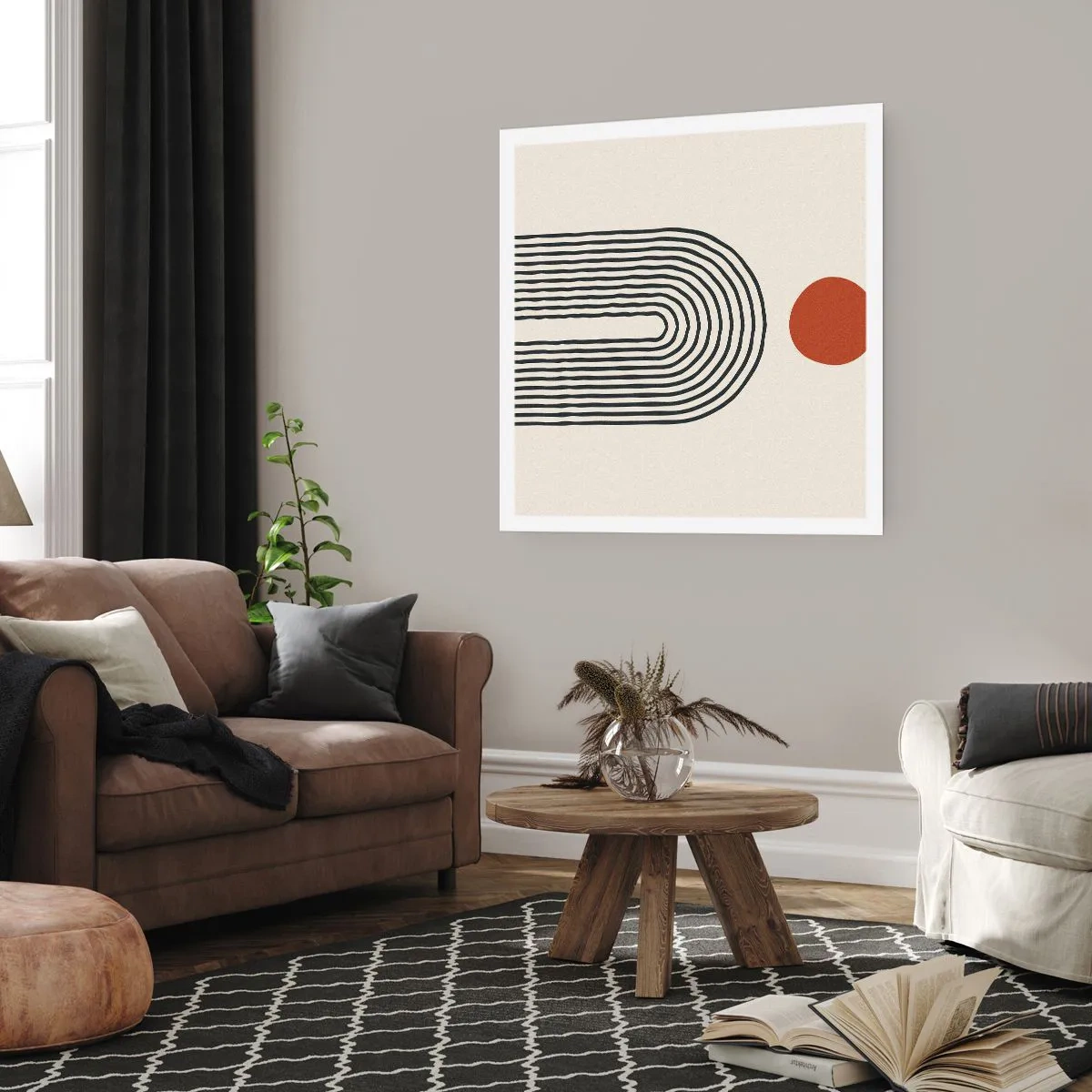 Poszter - Formák és színek vonzalma - 60x60 cm