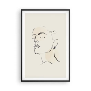 Poszter fehér keretben - Büszke tekintet - 61x91 cm